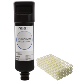 Resina xFLEX475 Nexa 3D Blanco 1.5 kg