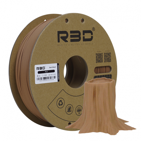 PLA Holz - dunkles Holz