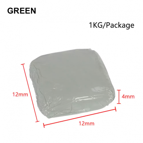 Lehmschlamm für den 3D-Druck - grün