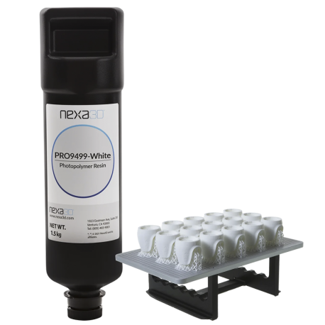 Resina PRO9499 White Nexa 3D - 1.5 kg