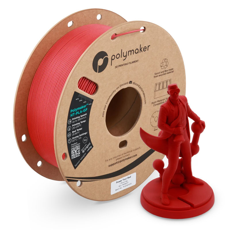 Polymaker HT-PLA-GF Power Tool Red