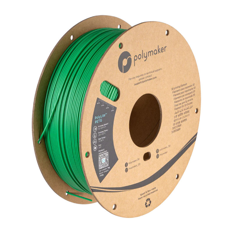 PolyLite PETG Green 1.75 1 kg
