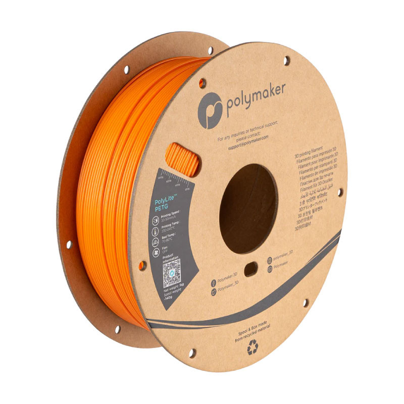 PolyLite PETG Orange 1.75 1 kg