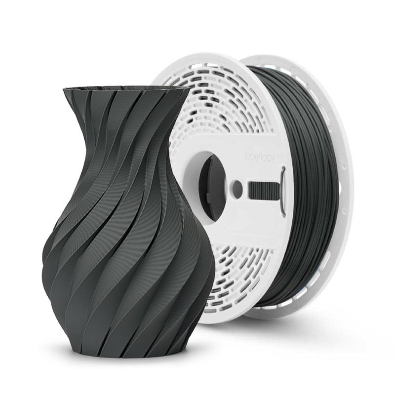 Fiberlogy Matte PLA Graphite