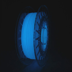 Rosa3D Refill PLA Starter Glow in The Dark - Dark Blue