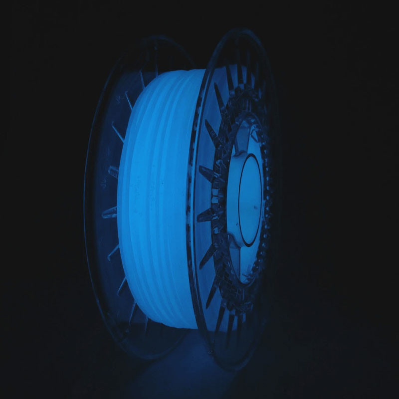 Rosa3D Refill PLA Starter Glow in The Dark - Dark Blue