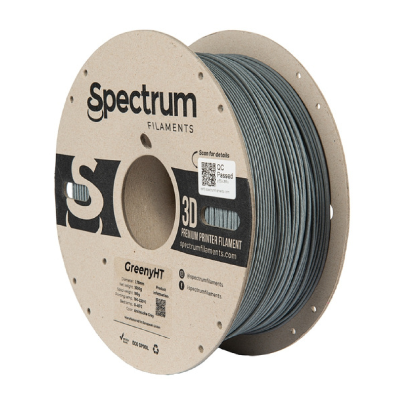 Filament GreenyHT 1.75mm ANTHRACITE GREY 1kg (RAL 7005)