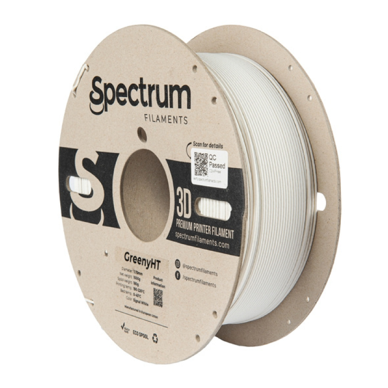 Filament GreenyHT 1.75mm SIGNAL WHITE 1kg (RAL 9016)