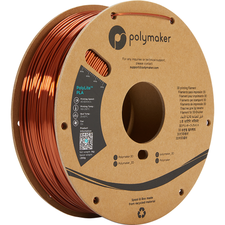 PolyLite PLA Silk bronce