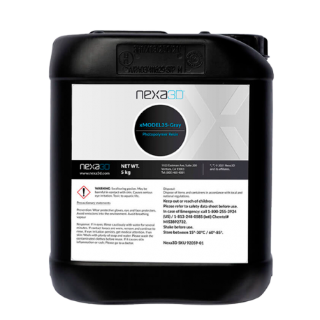 Résine xMODEL35 Nexa 3D Gris 5 kg